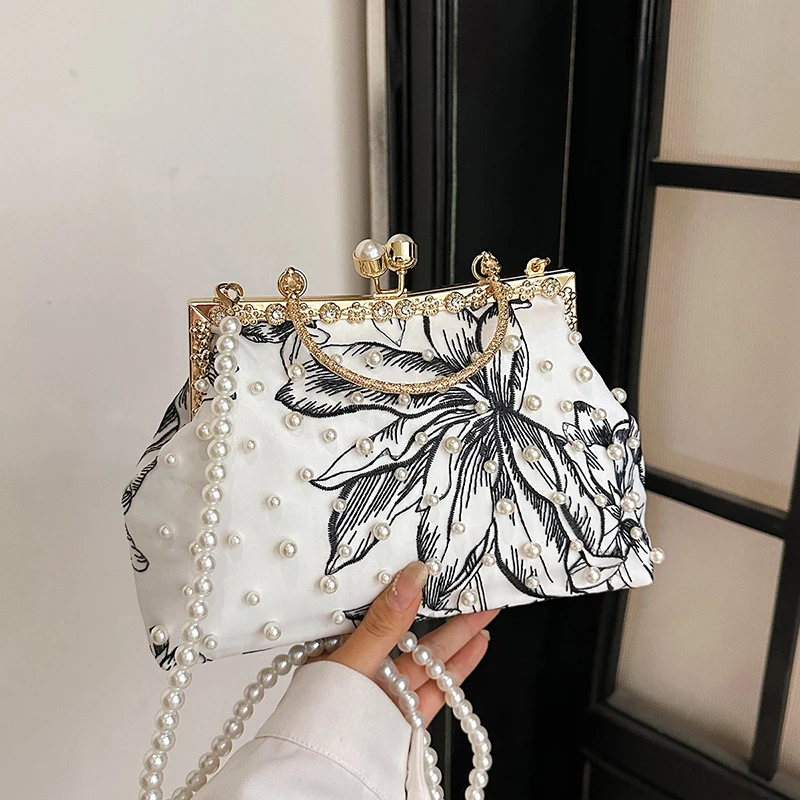 

Versatile National Style Crossbody Bags Printing Beading Women's Bags 2025 High Quality Summer Youth Women's Shoulder Bags