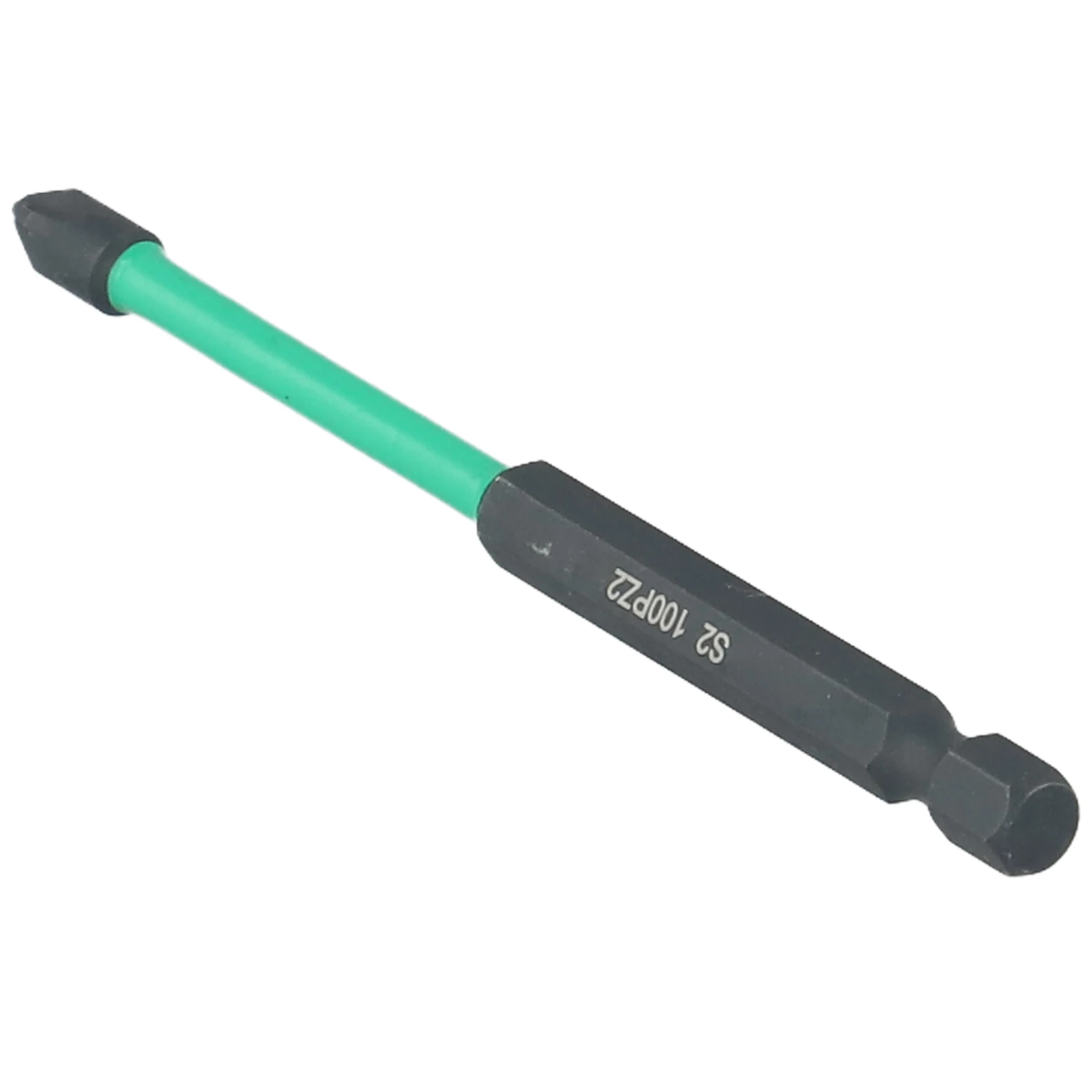 헤비 듀티 롱 드라이버 비트, 마그네틱 드라이버 비트, 6.35mm 육각 생크 드라이버, 수공구, 25-150mm, 1 개