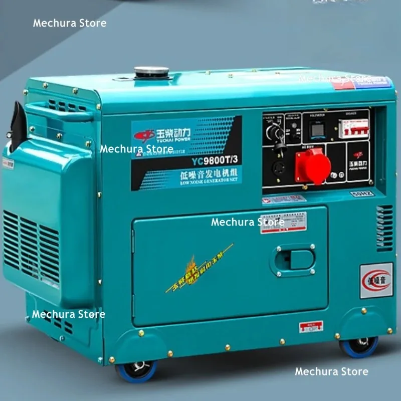 Dual Voltage Diesel Generator – 3/5/6/8/10/12KW, Single Phase 220V & Three Phase 380V, Compact Home Power Backup JT60