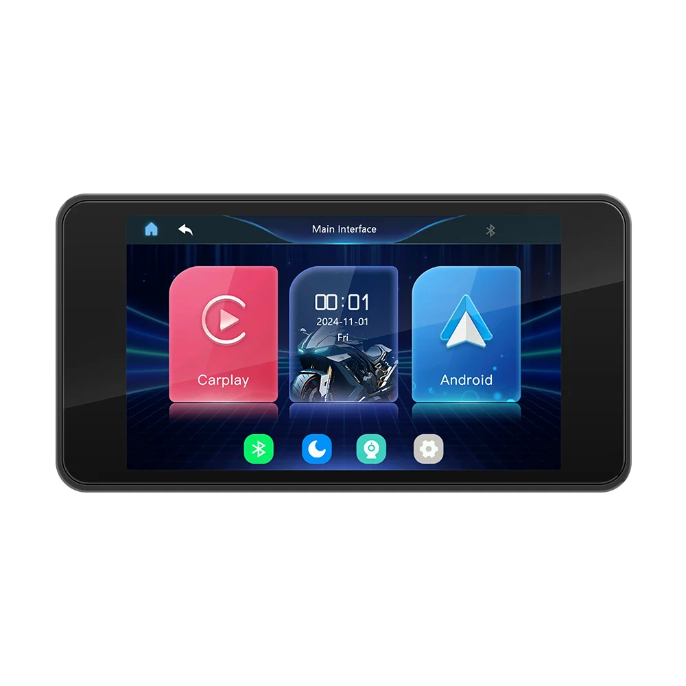 Hot Sale 4.7-Inch Waterproof Android GPS Navigation Touch Screen  1-Year for Motorcycles