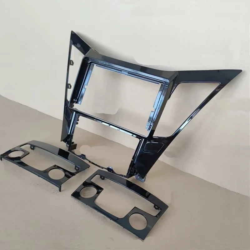 Super Sale 9 Inch Car Fascia Panel Audio Frame for Hyundai Sonata 8th 2011-2015 Stereo Frame Dash Fitting Panel Kit Accessories