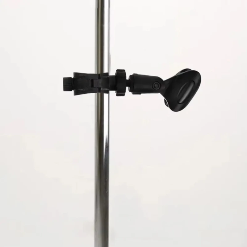 Recording Clip Mount with Adjustable Locking Clamp and ABS Holder Body for Desktop Streaming Use, Online Meetings, and Home