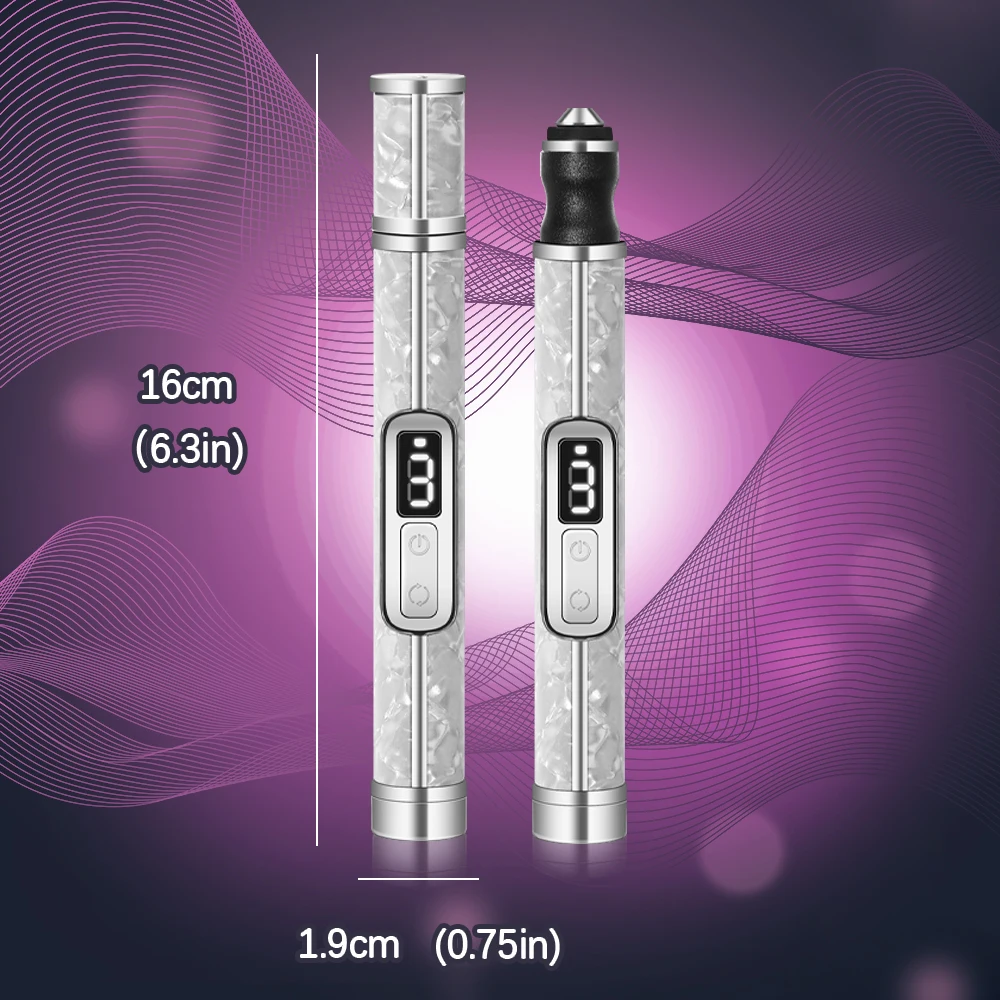 Draadloze elektrische nagelvijlset 4-snelheden acryl nagelgereedschap voor dikke nagels Randvormgeving Polijsten Slijpen Dode huidverwijdering