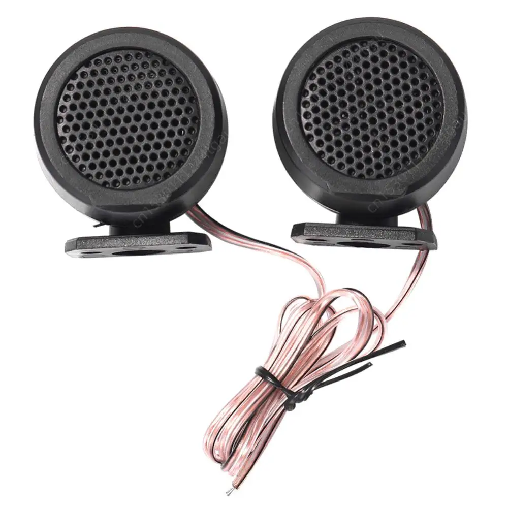 2pcs 500W Universal Car Tweeters Speakers Mini Treble Loudspeaker Car Audio Speakers 12V DC Auto Horn for Car Audio System