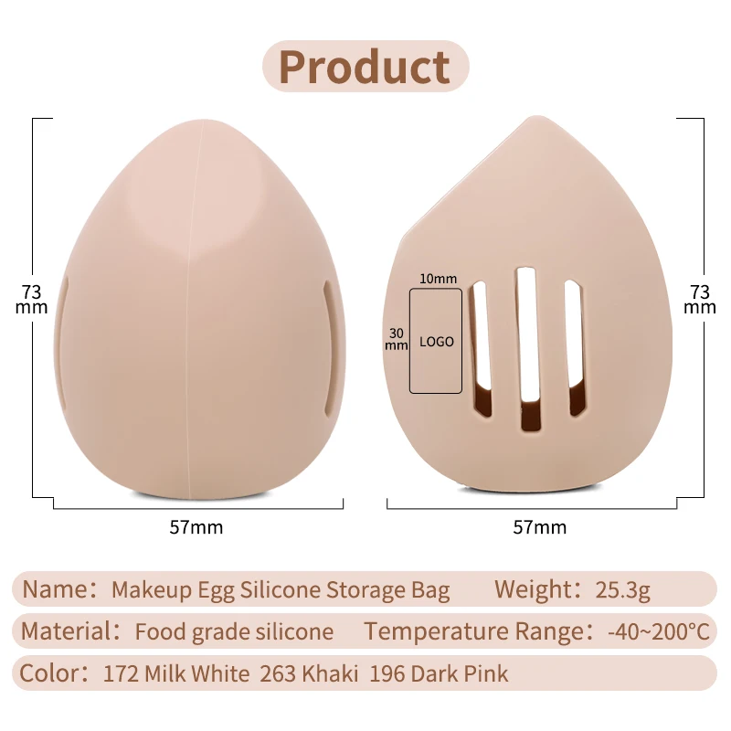 Large Travel Makeup Brush Holder and Makeup Sponge Holder Make Make Up Sponge  Cosmeticos  Esponja Maquiagem  Powder Puff