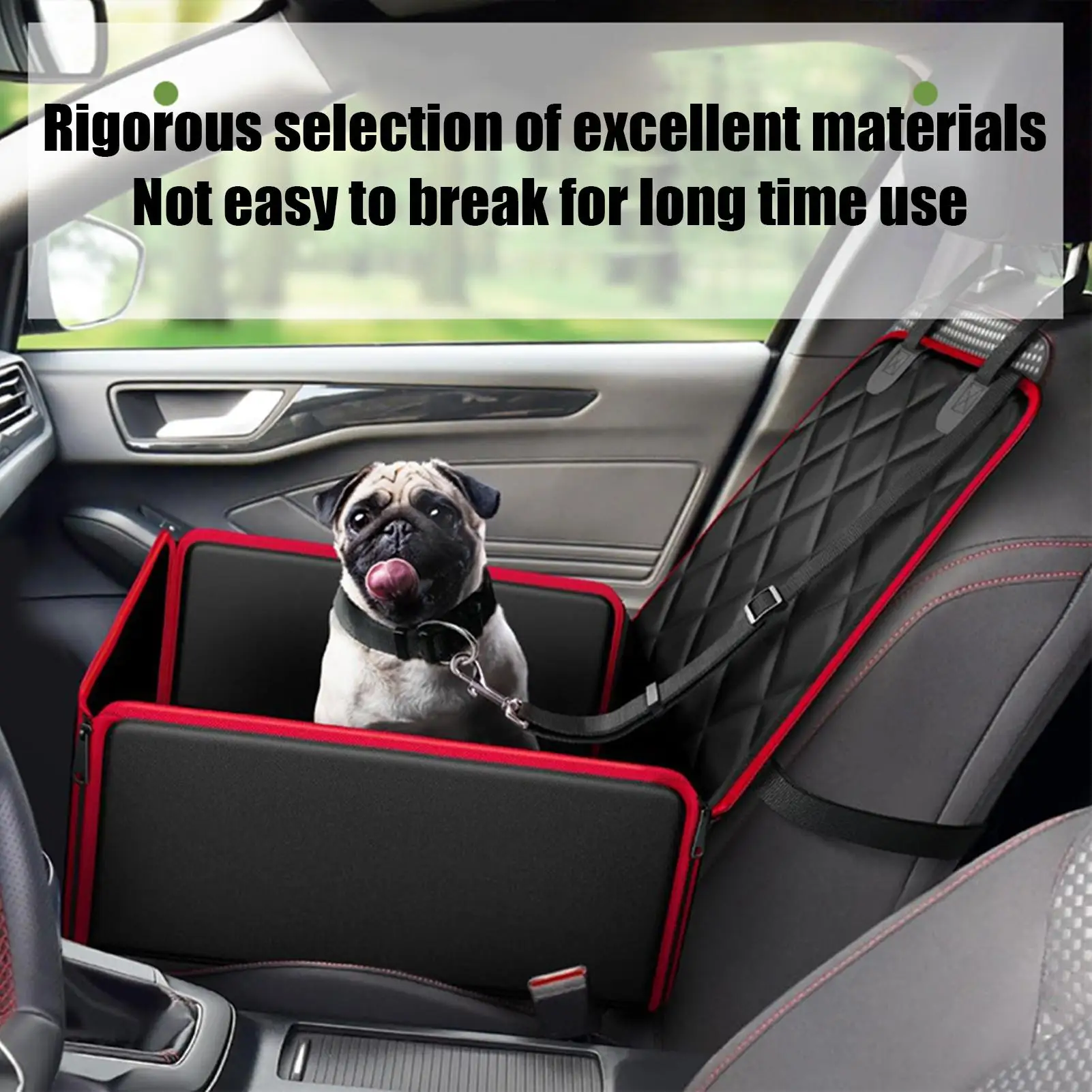 

Чехол на автомобильное сиденье для домашних животных, устойчивый к царапинам, долговечная подушка, Оксфордский автомобильный чехол для собак с вращающейся пряжкой для щенков, автомобильный