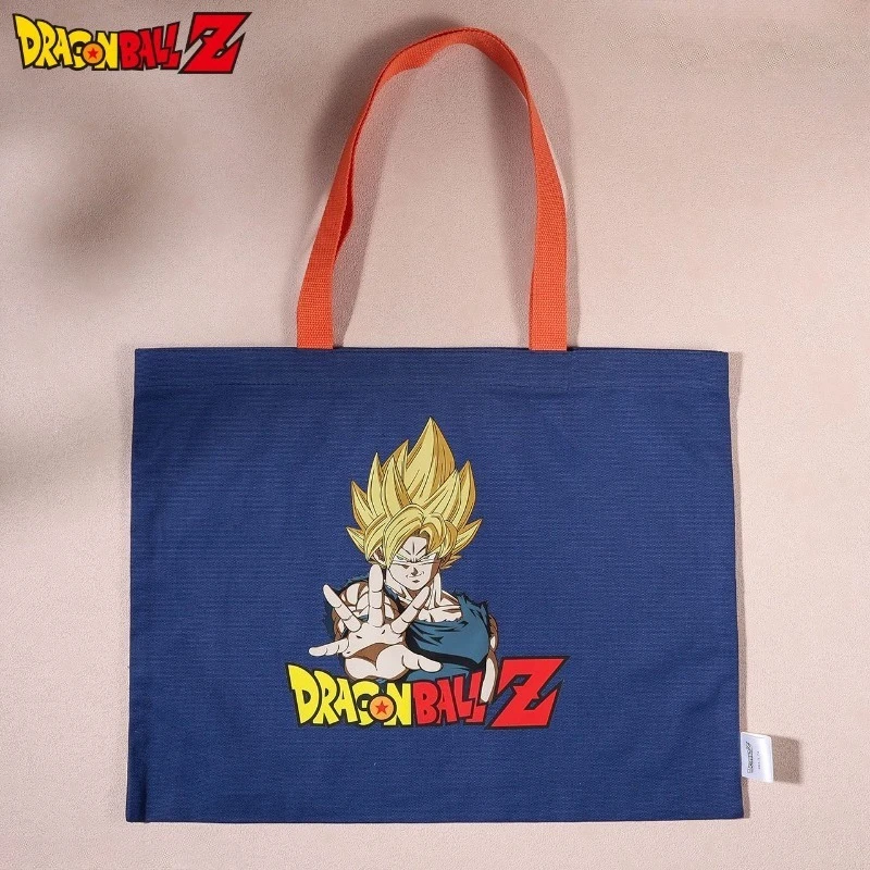 Dragon Ball Son Goku Vegeta Anime Zweidimensionale Leinentasche Praktisch zum Ausgehen, Große Kapazität Schulter- und Handtasche – Detail 4
