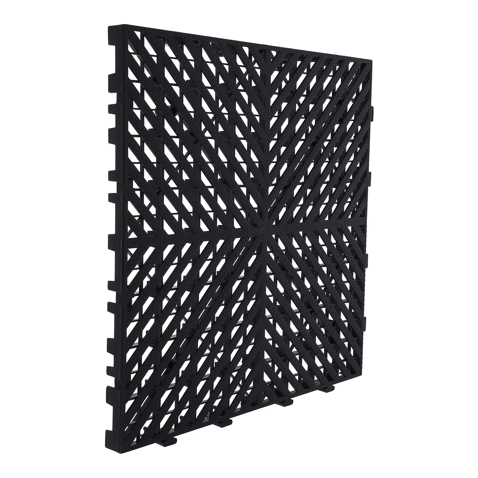 

Thickened Interlocking Anti-Slip Mat Replacement Drainage Tile Mesh Hole Modular Floor Cushion Garage Garden Home Accessory Pp