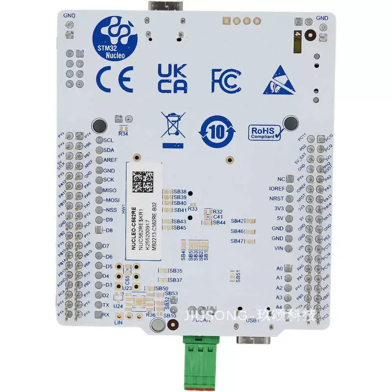 en-stock-nucleo-c562re-64-carte-de-developpement-stm32c562ret6-smps-avec-stlinkv3-integre