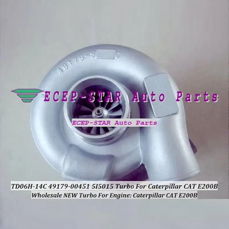 TD06H-14C 49179-00451 Turbo 49179 00451 5I5015 Turbine Turbocharger For Caterpillar Excavator For CAT E200B Earth Moving S6KT