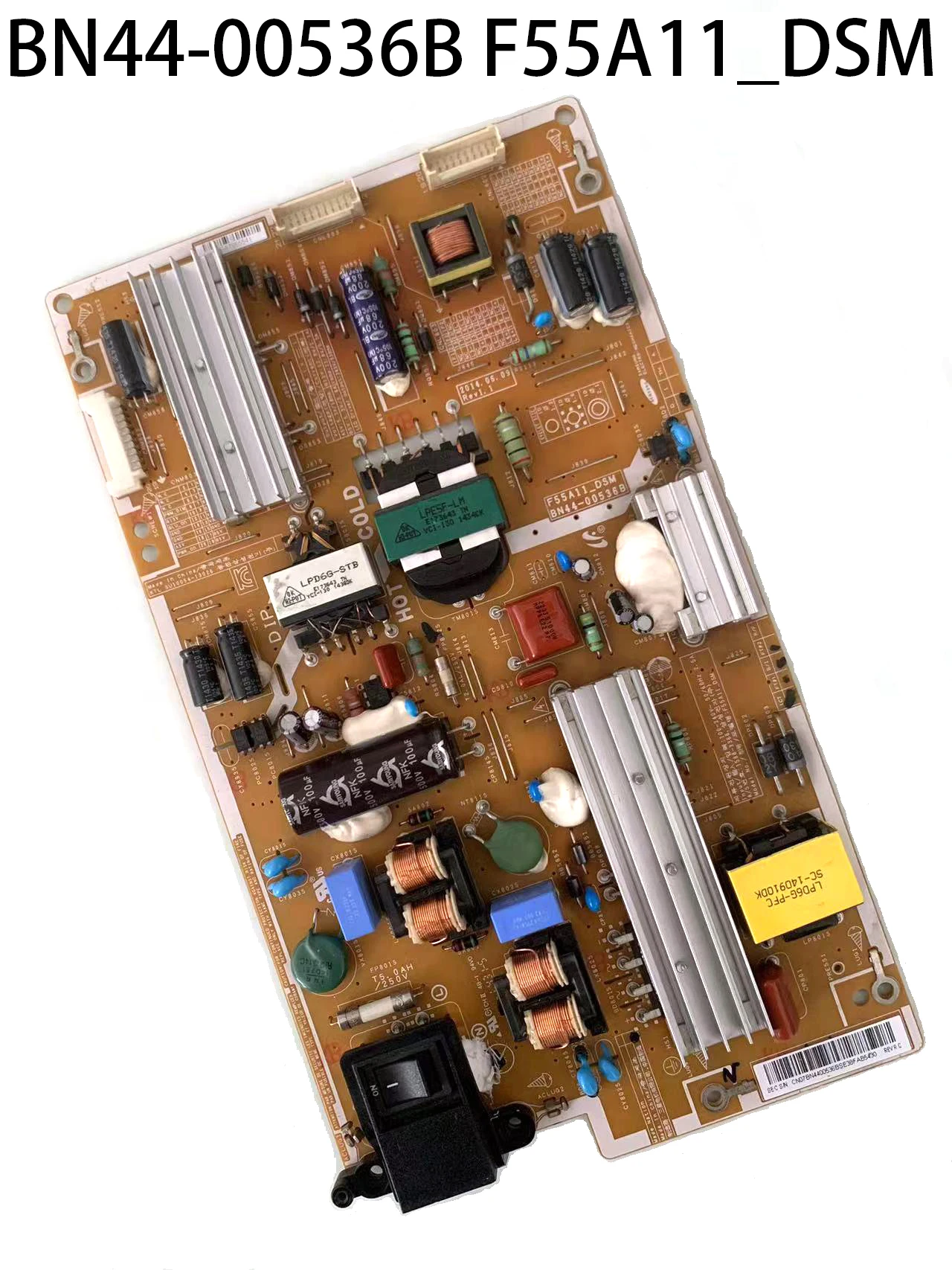 BN44-00536B F55A11_DSM Power Supply Board Has Been Tested To Work Properly Applicable FOR LCD TVs LH55MECPGGC/ZA LH55MECPLGA/ZA