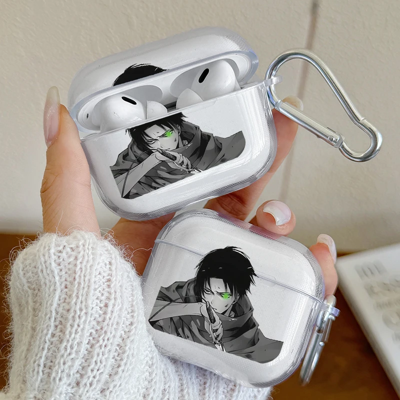 日本アニメ「進撃の巨人」Apple AirPods Pro、Pro3、Pro2イヤホンカバー、AirPods 1/2、3、4対応、耐衝撃保護ケース