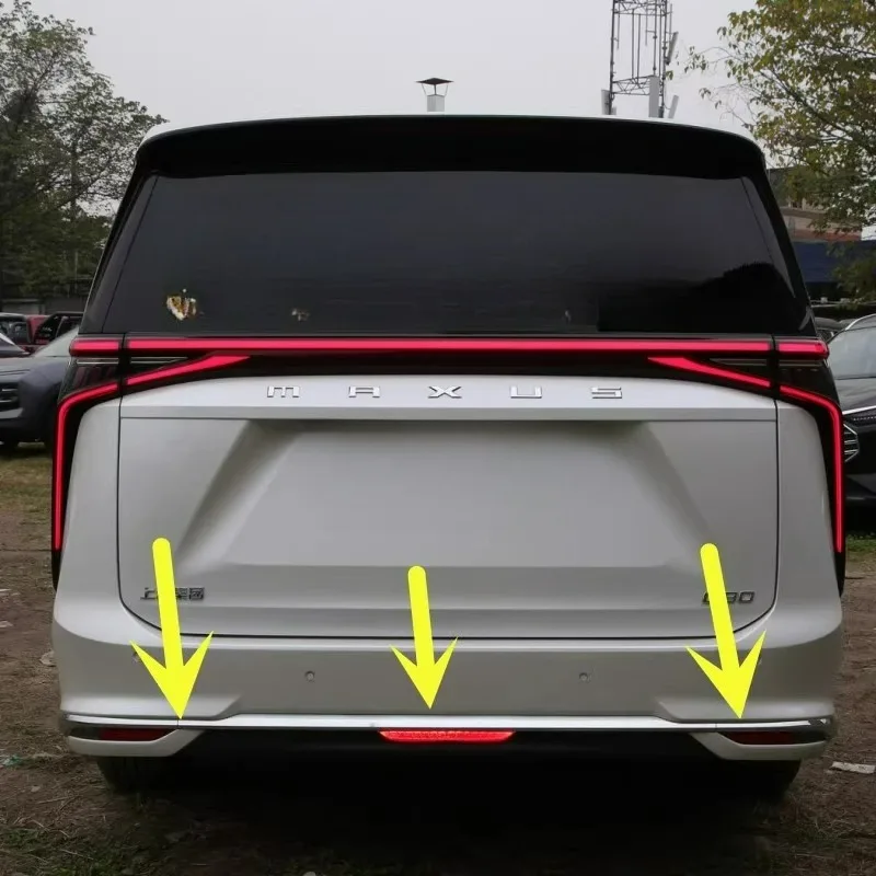 

Rear Bar Light Trim Fog Light Bright Strip Plating MIFA9 for SAIC Maxus G90