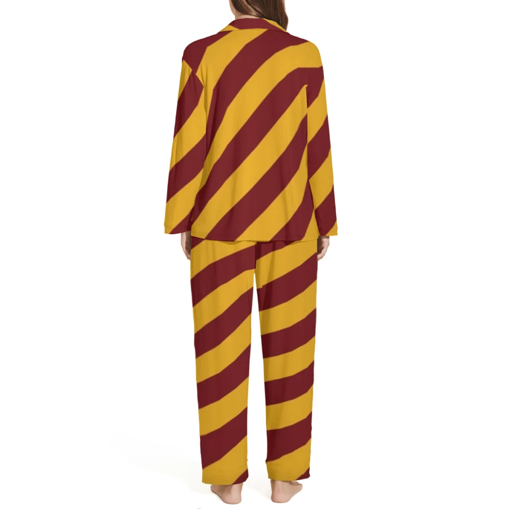 Harry Potter Cotton pajamas set for men and women, long-sleeved strawberry doll print casual pajamasHarry Potter