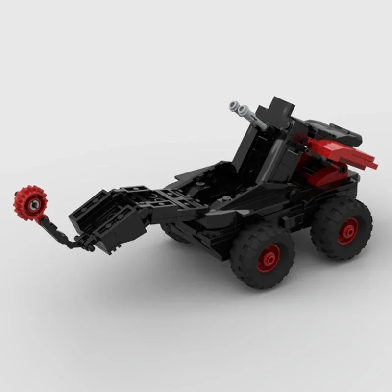 Popular Anime car Model MocBuilding Bricks Masked special Vehicle Modular Technology Gifts Children Holiday Assemble Toy suit