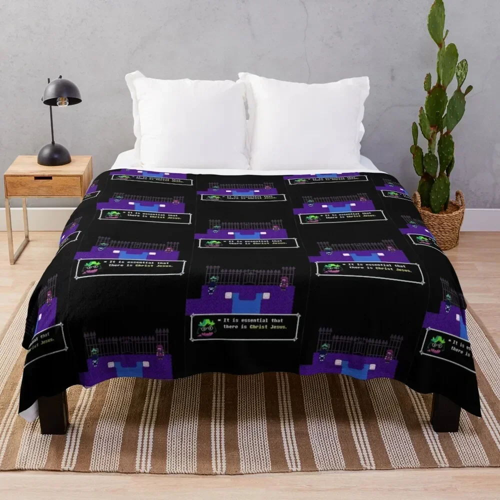 Deltarune Dialogues Throw Blanket Hairy Sofas Blankets