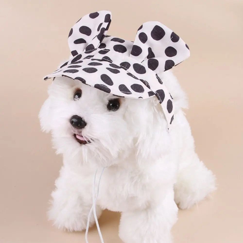 

Pet Supplies With Ear Dog Sunscreen Hat Cute Adjustable Dog Fisherman Hat Colorful Pet Baseball Cap Small and Medium Dogs
