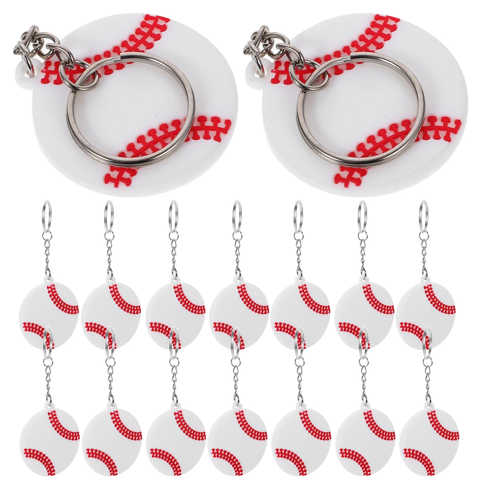 20 Pcs Basketball Accessories Volleyball Keychain Sports Pendants Keychains For Boys Party Favors Bag Bulk Girl