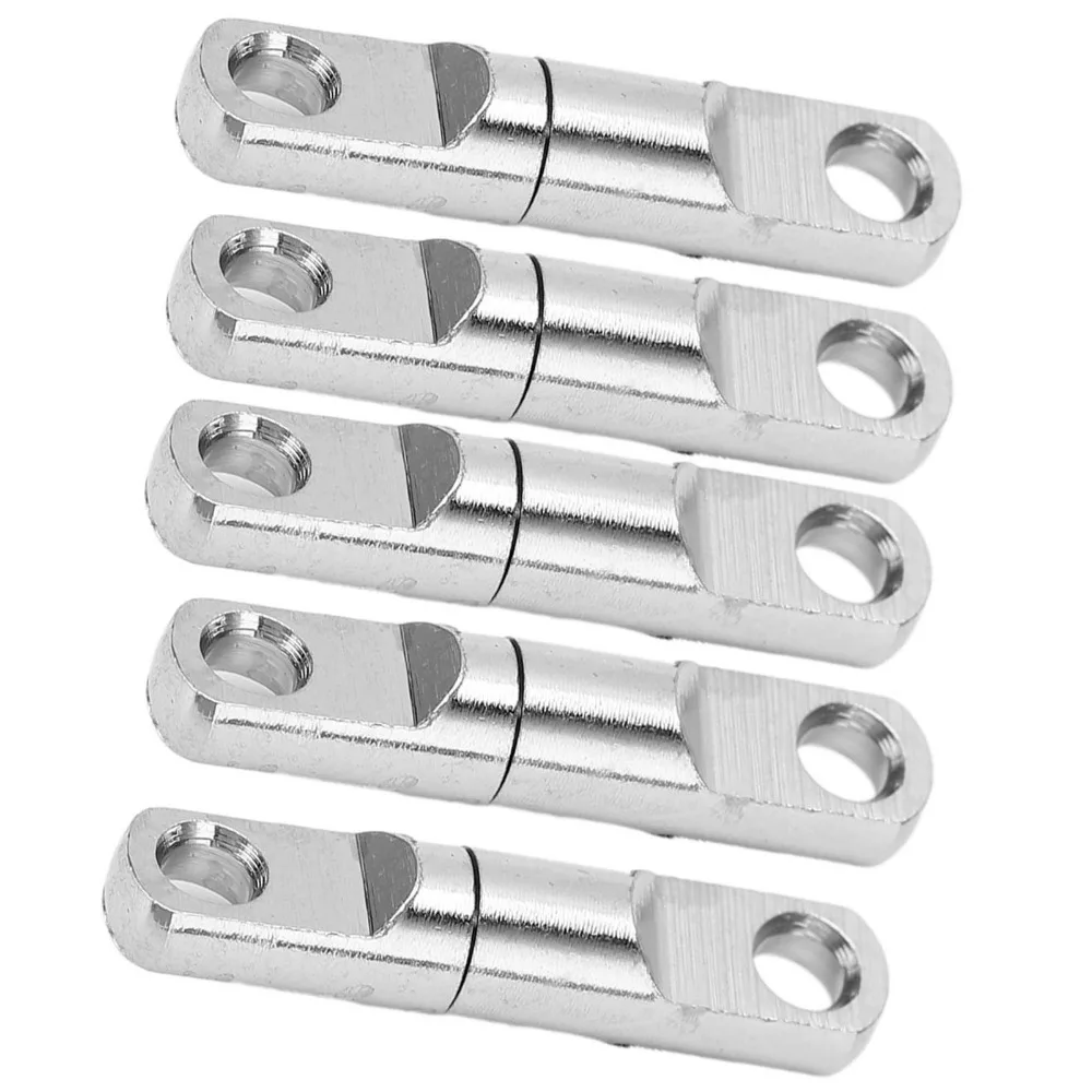 15PCS Durable Stainless Steel Fishing Swivels Heavy Duty Column Bearing Swivels 360° Swivel Connectors Saltwater Fishing
