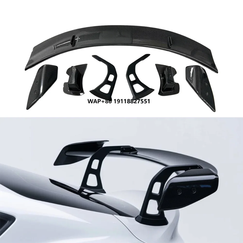 جناح سبويلر خلفي عالي طراز AD من ألياف الكربون لجناح خلفي Supra GR A90 A91 MKV