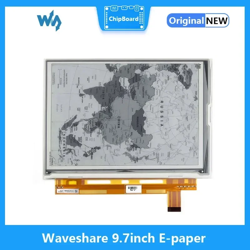 Écran Waveshare E-Ink brut avec port parallèle pour Raspberry Pi, résolution 9.7x1200, 825 pouces, 2B, 3B, 3B +, ontari, ontariW