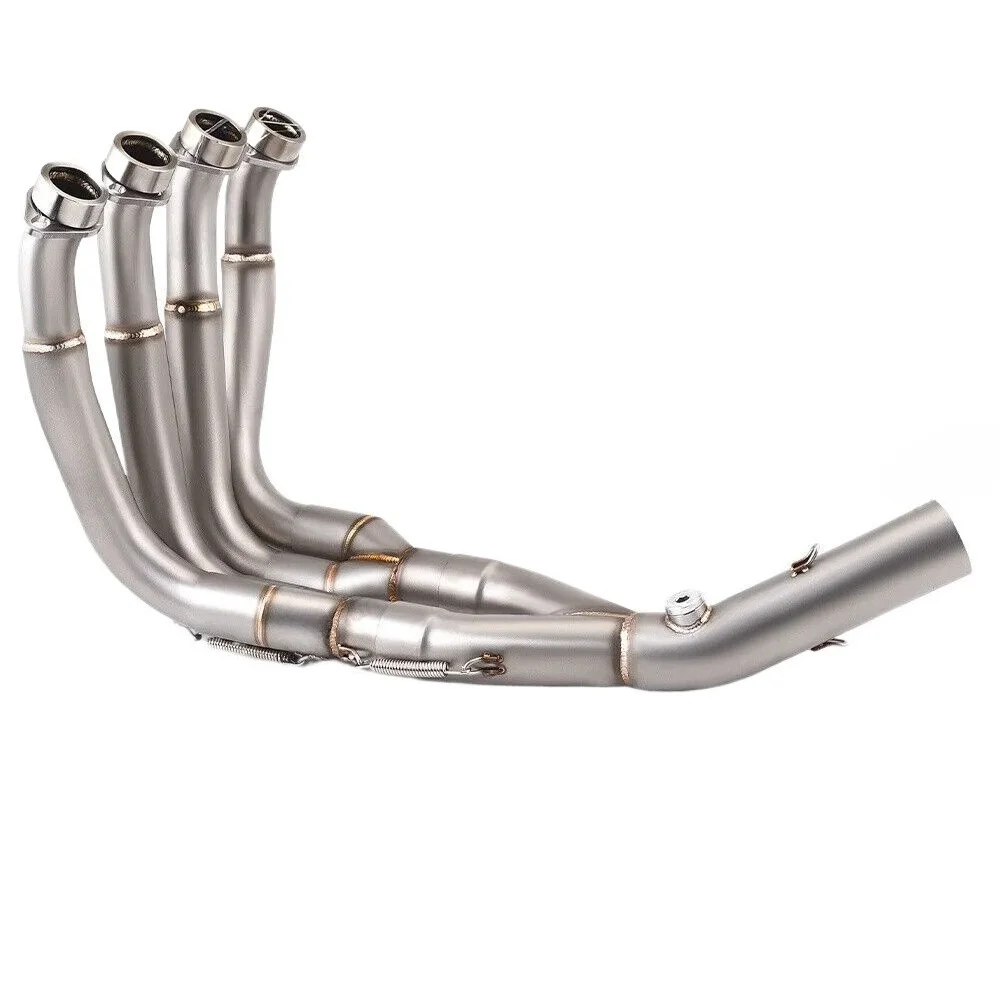 Für Yamaha R6 2006-2020 YZF-R6 YZFR6 Auspuff 51mm Slip-On Krümmer Mittelrohr Auspuffanlagen Auspuffrohre – Detail 2