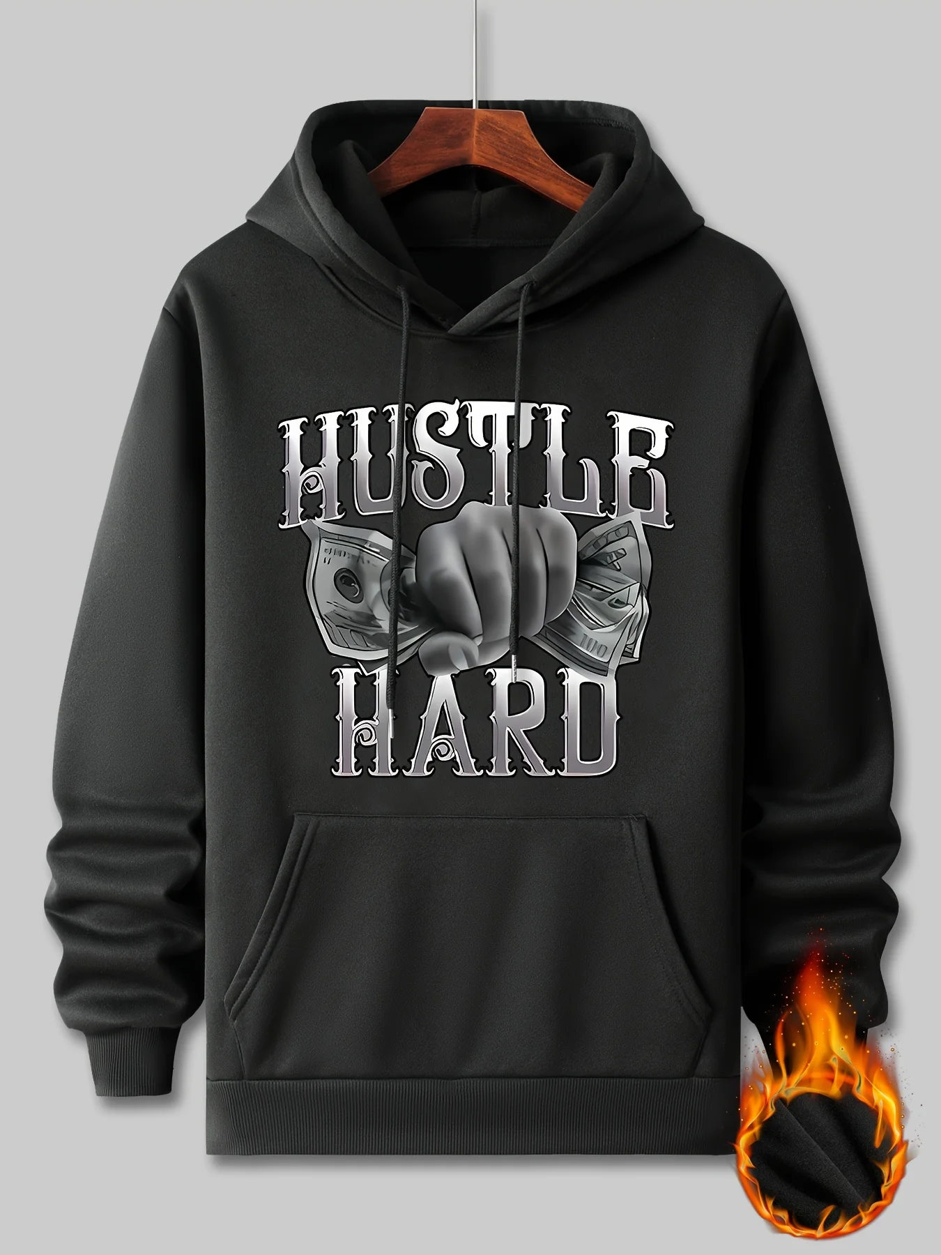 Men's Boston New Style Personalized Letter Print Casual Sweatshirt Fashion Drawstring Hoodie Autumn and Winter Top