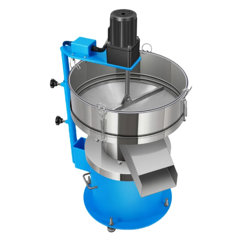 Viscous Liquid Electric Motor Vibrating Stainless Steel Screening Machine Agitator Closed-end Oils Coatings Industrial Powders