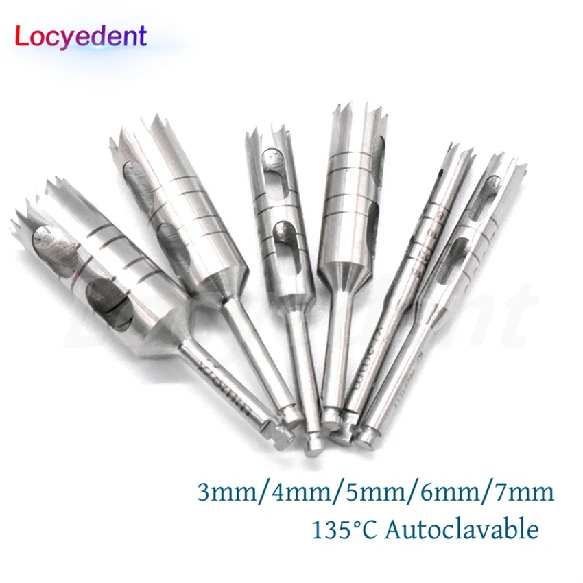 

Dental Implant Bone Trephine Drill Bur Stainless Steel Dentistry Planting Tools Dentists Instrument Accessories