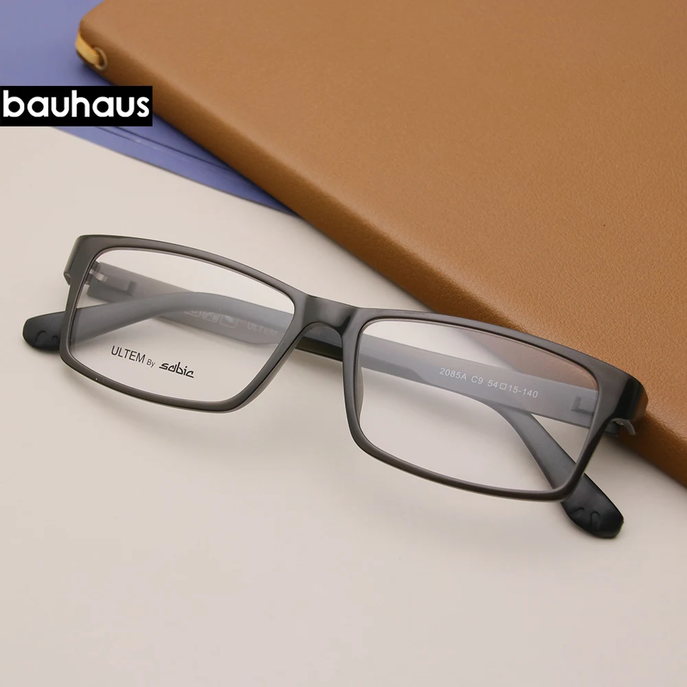 

K3007 Bauhaus Unisex Square Ultem Eye Glasses Frame Factory Direct Eyewear