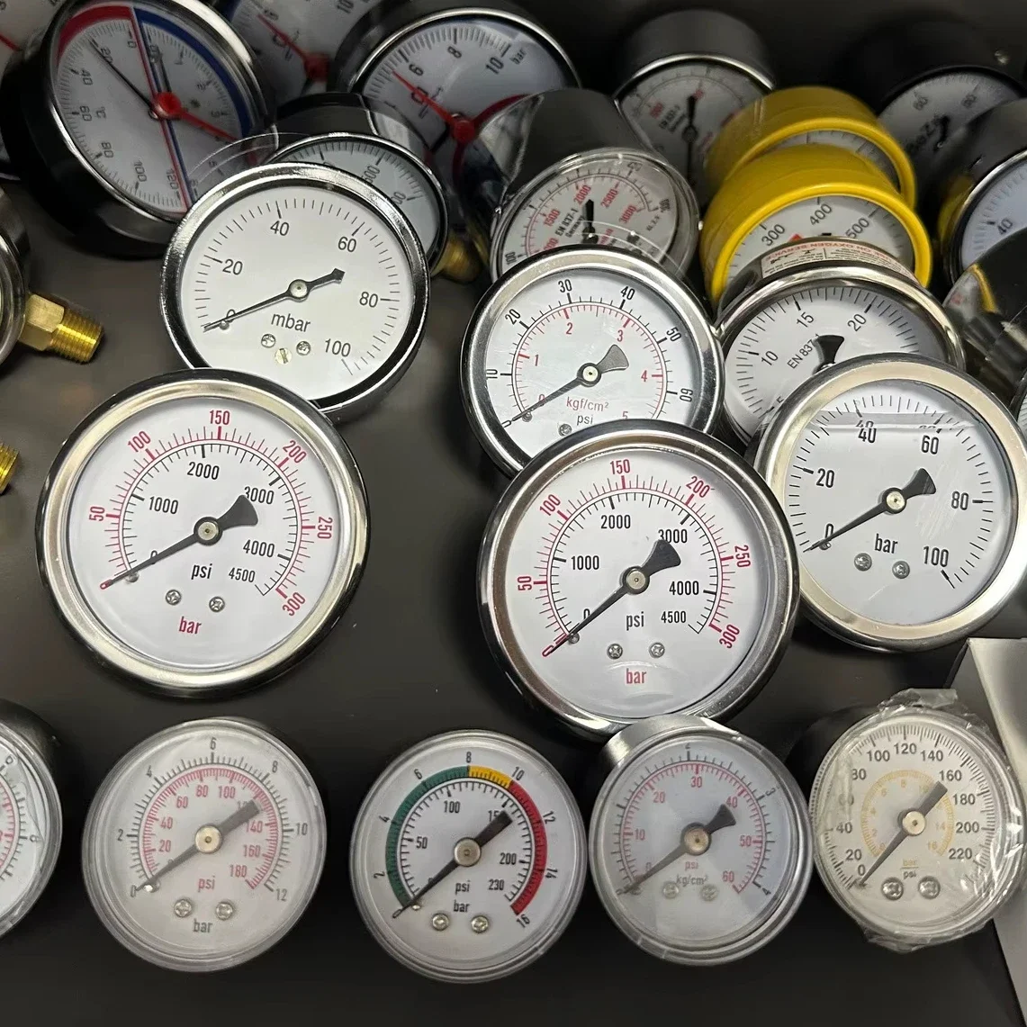 China Made Pressure Gauge Stainless Steel 40/50/60/80/100/150MM Resistant Vibration Resistant Shock-resistant