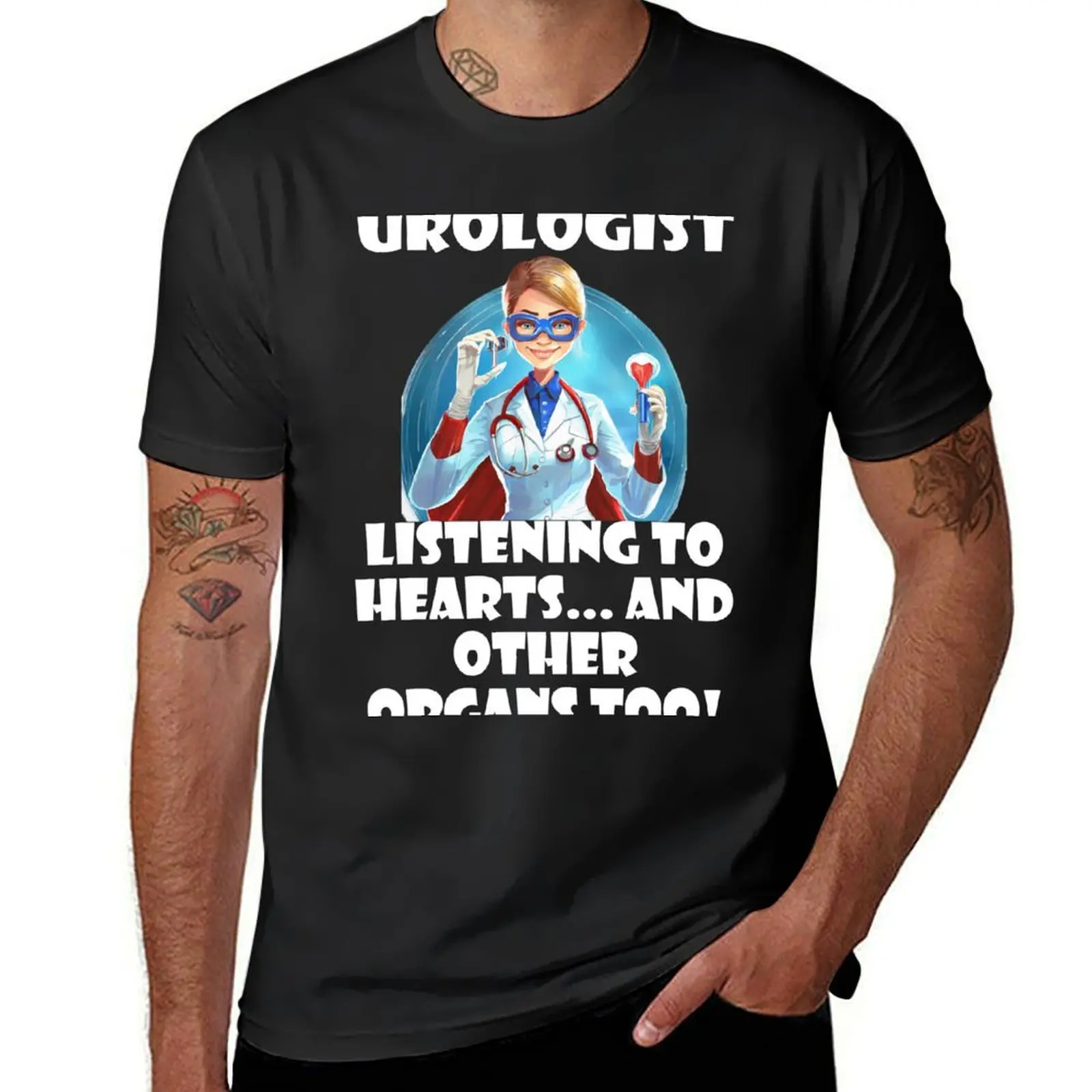 The Organ Whisperer: Urologist Edition white T-Shirt tees vintage graphic tee men clothing