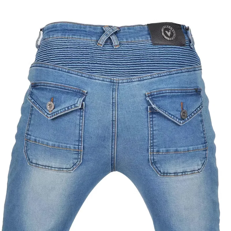 2025 New Women Motorcycle Jeans Upgrade Silicone Protector Detachable Racing Road Rider Four Seasons Casual Fashion Moto Pants
