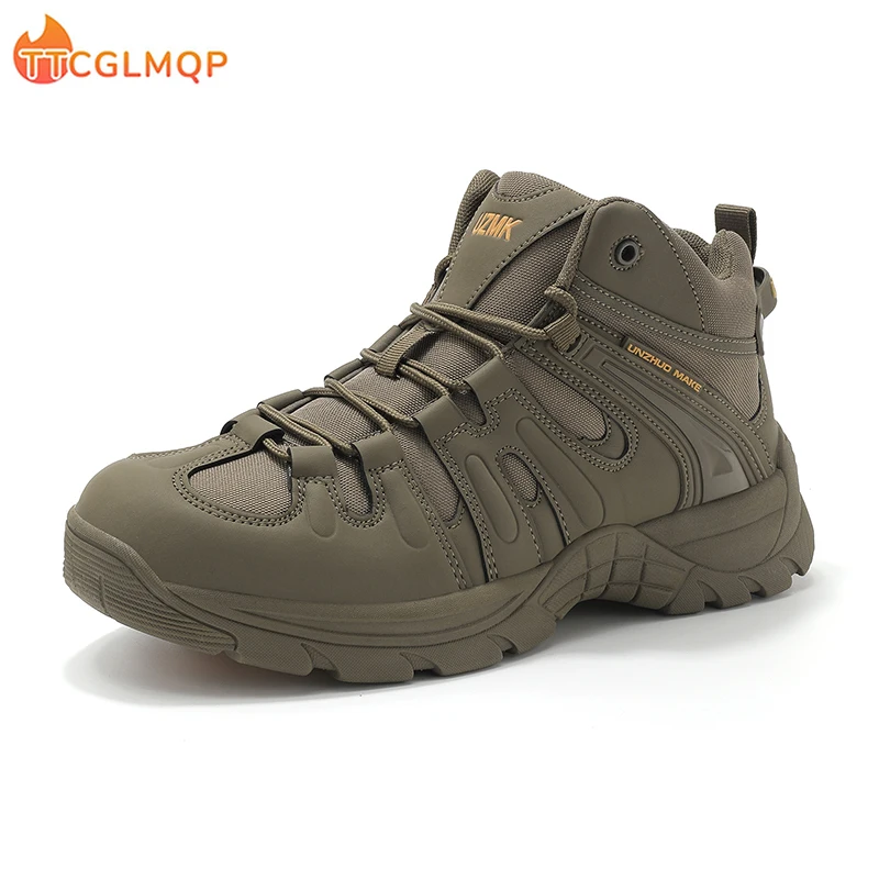 

Men's Trekking Hiking Shoes Men's Boots For Outdoor High Quality Mountaineering Camping Thick Soles Men Jogging Shoes Big Size