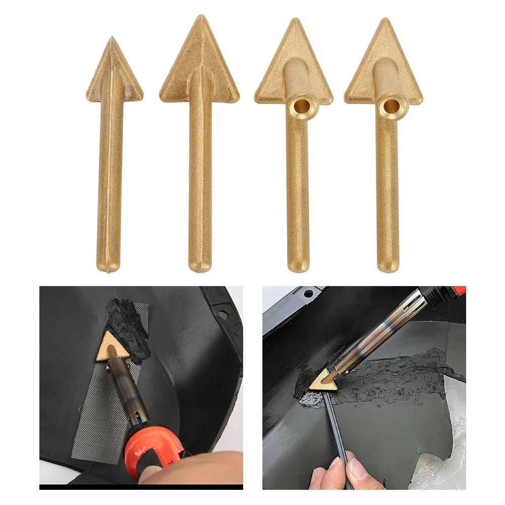 4pcs Welding Tips For 80 Watt Iron Plastic Welding Machine TPO, TEO, PP Auto Bumper Welding Replacement Tips Soldering Equipment