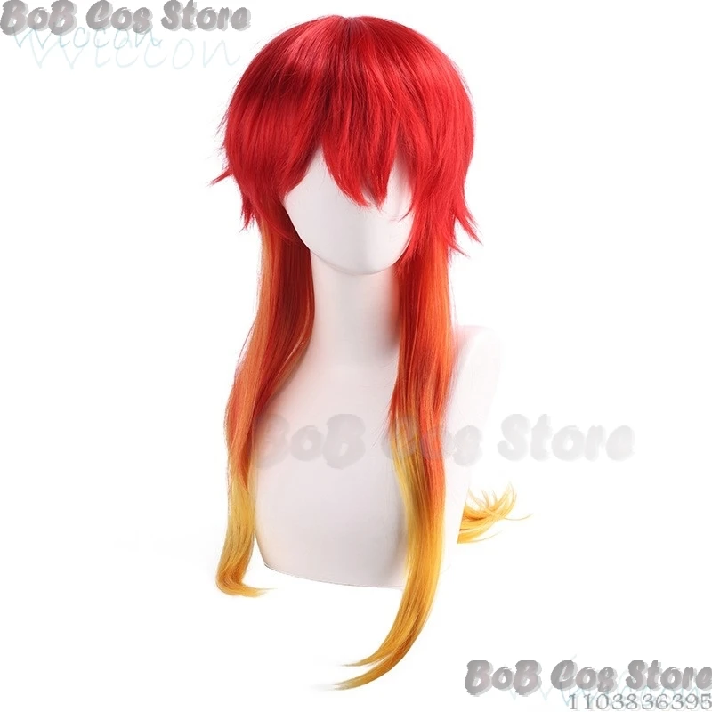 Takiishi Chika Cosplay Wig Anime Wind Breaker Cos Wig Red Yellow Hair RolePlay Halloween Party Play Men Boy Male Comic-con Cool