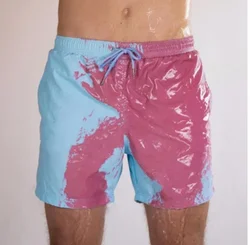 New summer color changing shorts for men outdoor quick drying Beachwear