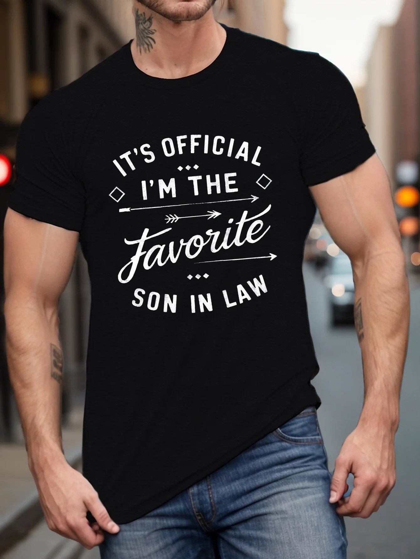 Plus-Size Men's Summer T-Shirt, Officially Licensed It S Official Graphic Print Short-Sleeve Shirt, Trendy Casual Top, Suitable for Everyday Wear, Exclusive for Large-Sized Men, Extra Large Sizes