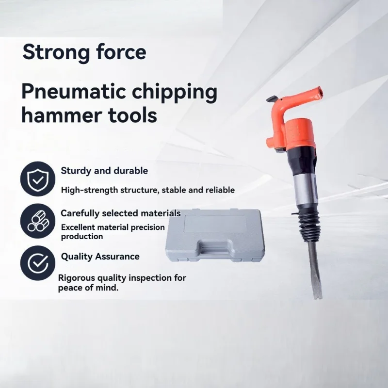 C4 C6 Shock Absorption Pneumatic Air Shovel, Heavy Duty Impact Leveling Tool, Rust & Welding Slag Removal Pneumatic Air Pick