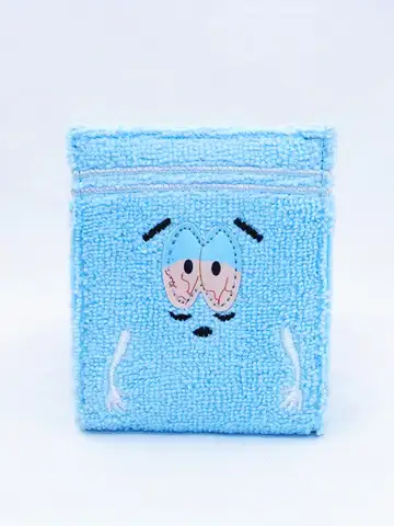 Towel Fabric Embroidered Anime Fashion Wallet，Women's Cute Wallet，Short 80% off Wallet