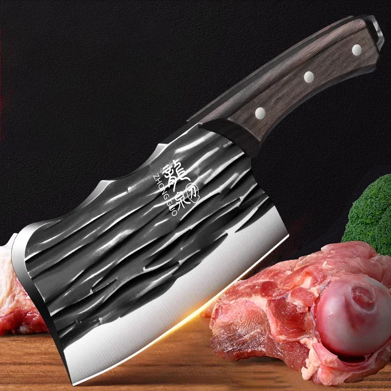 

Home kitchen seiko bone cutter, commercial hand forged stainless steel sharp slicing, cutting vegetables, bone cutter