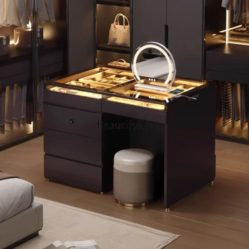 

yj4Cloakroom Island Dresser Integrated Premium Double-Sided Black Multifunctional Locker