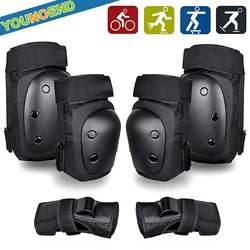 6Pcs Adult/Child Knee Pads Elbow Pads Wrist Guard Protective Gear Set -Skateboarding Inline Roller Biking Roller Skating Cycling