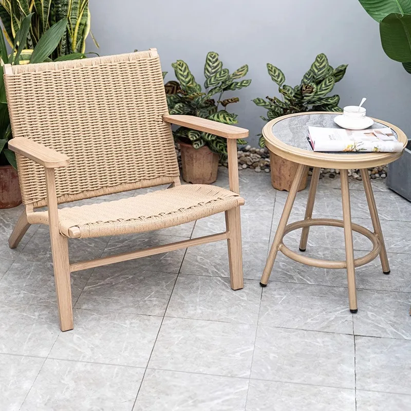 في الهواء الطلق الفن المثالي الروطان شرفة فناء الشرفة في الهواء الطلق في الهواء الطلق غرفة الشمس الصلبة الخشب خشب الساج مزيج الجدول والكراسي