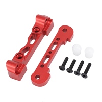 Metal Front Lower Suspension Arm Mount for Arrma 1/8 KRATON SENTON Typhon Talion 1/7 Infraction Limitless Upgrades,Red