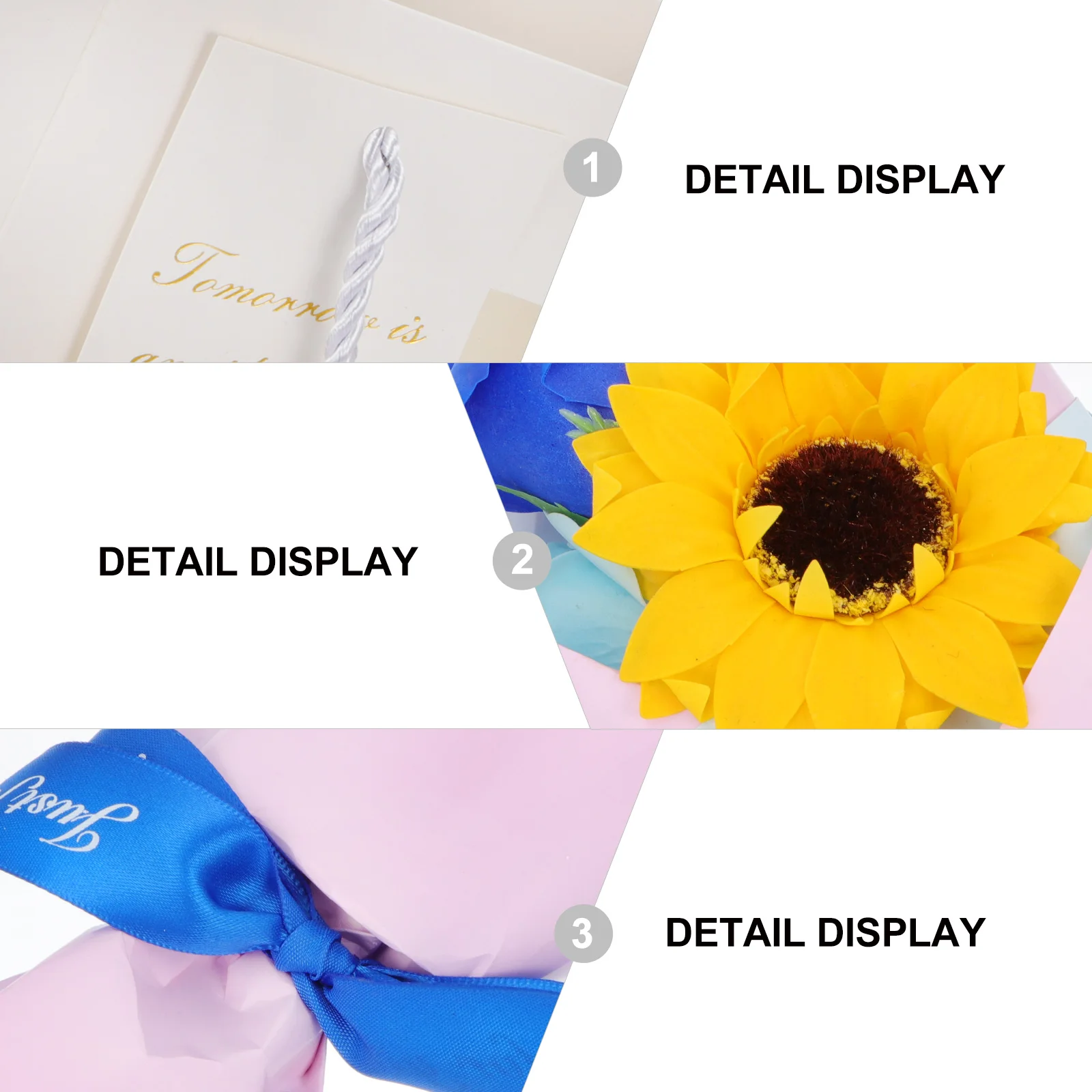 

1 set 1 Set Fragrant Soap Rose Sunflower Bouquet Wedding Valentine Gift Bath Decoration Diy Birthday Party Favor Decoration Box