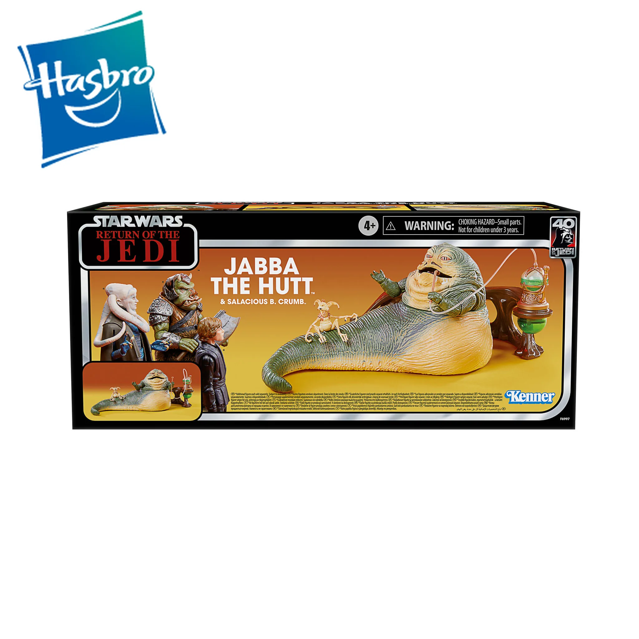 Original Hasbro Star Wars Return of The Jedi The Black Series Jabba The Hutt Nice Collectible Action Anime Figure Model Toys