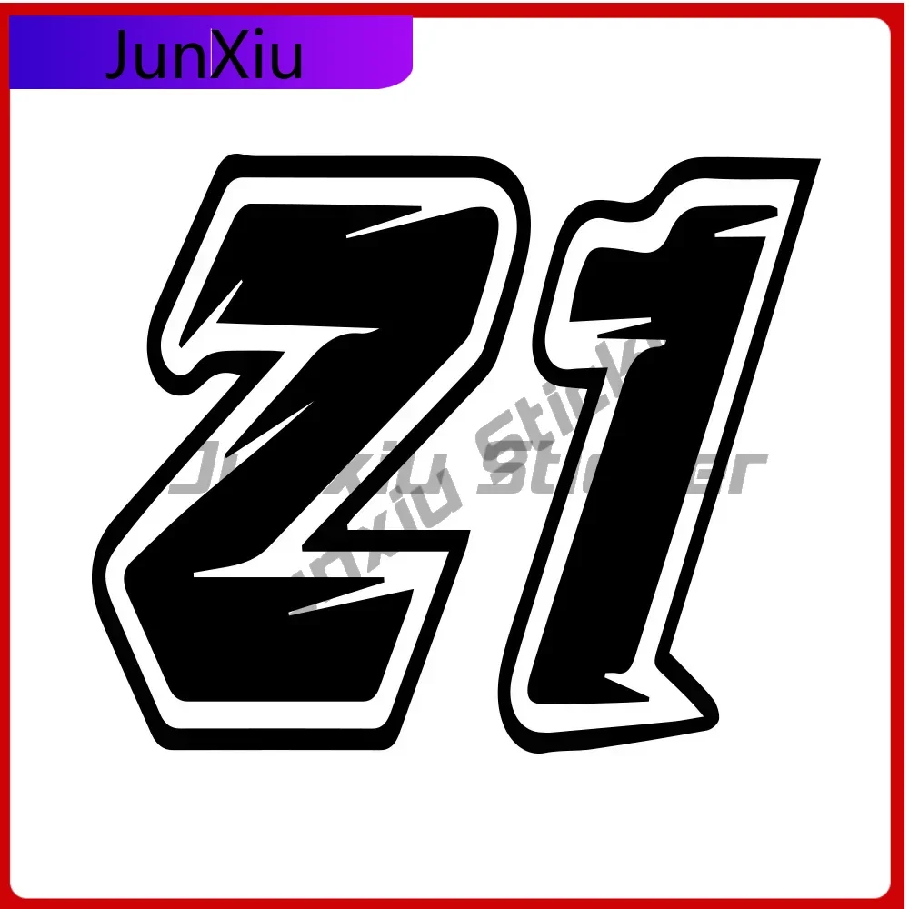 

Stickers Number Helmet JDM Funny Car Laptop Window Bumper Waterproof Vinyl Decal Accessory Trendy Trendy Unique Cool Cute