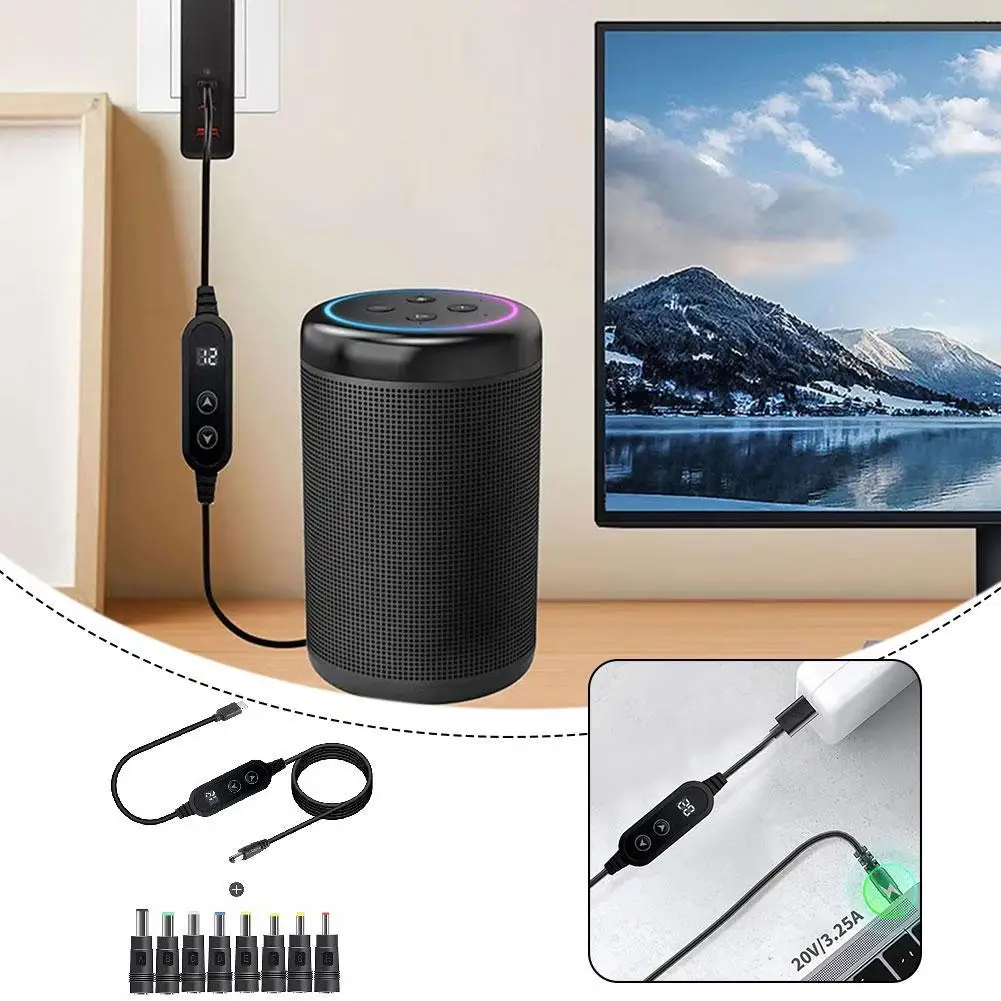 

1 комплект, кабель для активации приманки PD, регулируемое напряжение, 5-20 В, оптический маршрутизатор Cat, светодиодный кабель для умного динамика, преобразование типа C постоянного тока