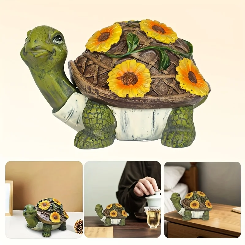 

Милая пепельница в форме черепахи с крышкой, уличная пепельница для сигарет, для дома и офиса, подставка для пепла, пепельница-подсолнух, подарок для мужчин